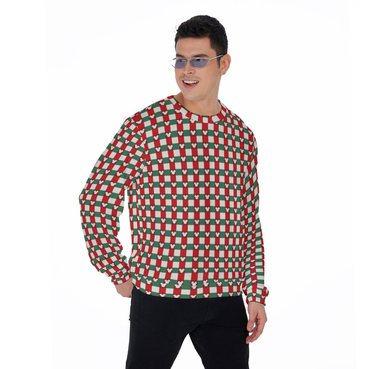 MM Christmas Plaid Men's Sweater