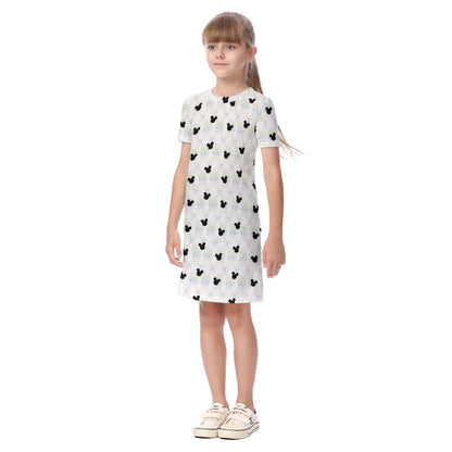 Floral Girl’s Short Sleeve Dress