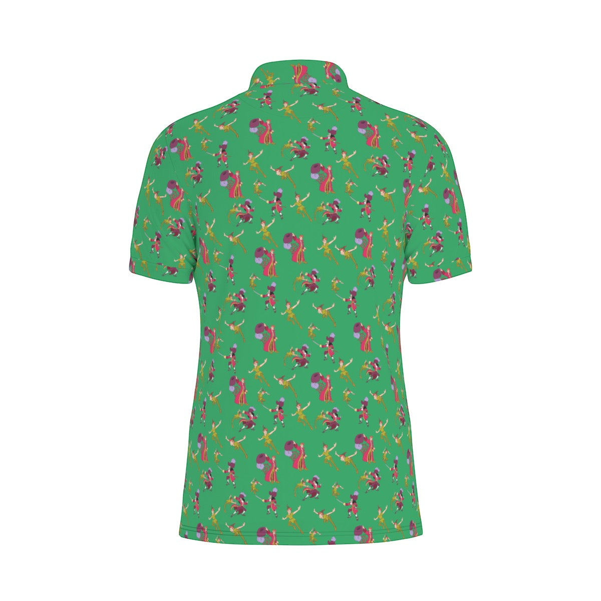 Green Peter Men's Stretch Collar Polo Shirt