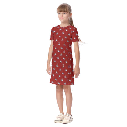 Mary Kid's Short Sleeve Dress