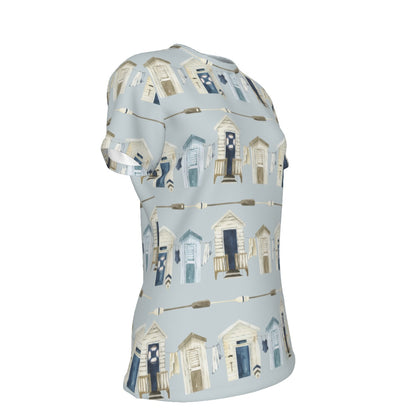 Beach Houses & Oars Women's Round T-Shirt|210GSM