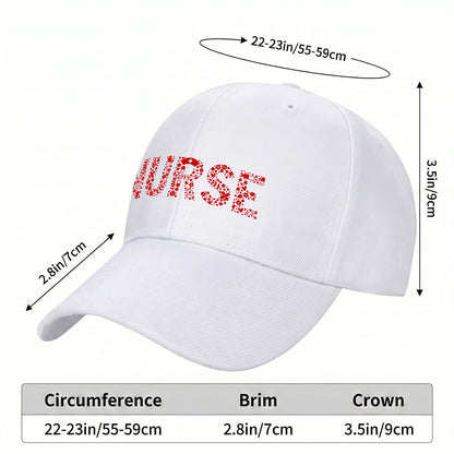 Nurse Icon Curved Brim Baseball Cap