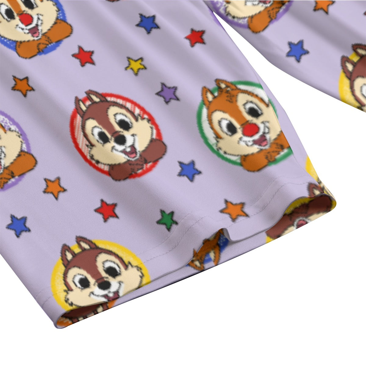 Purple Chipmunks Women's T-shirt Set With Short Sleeve