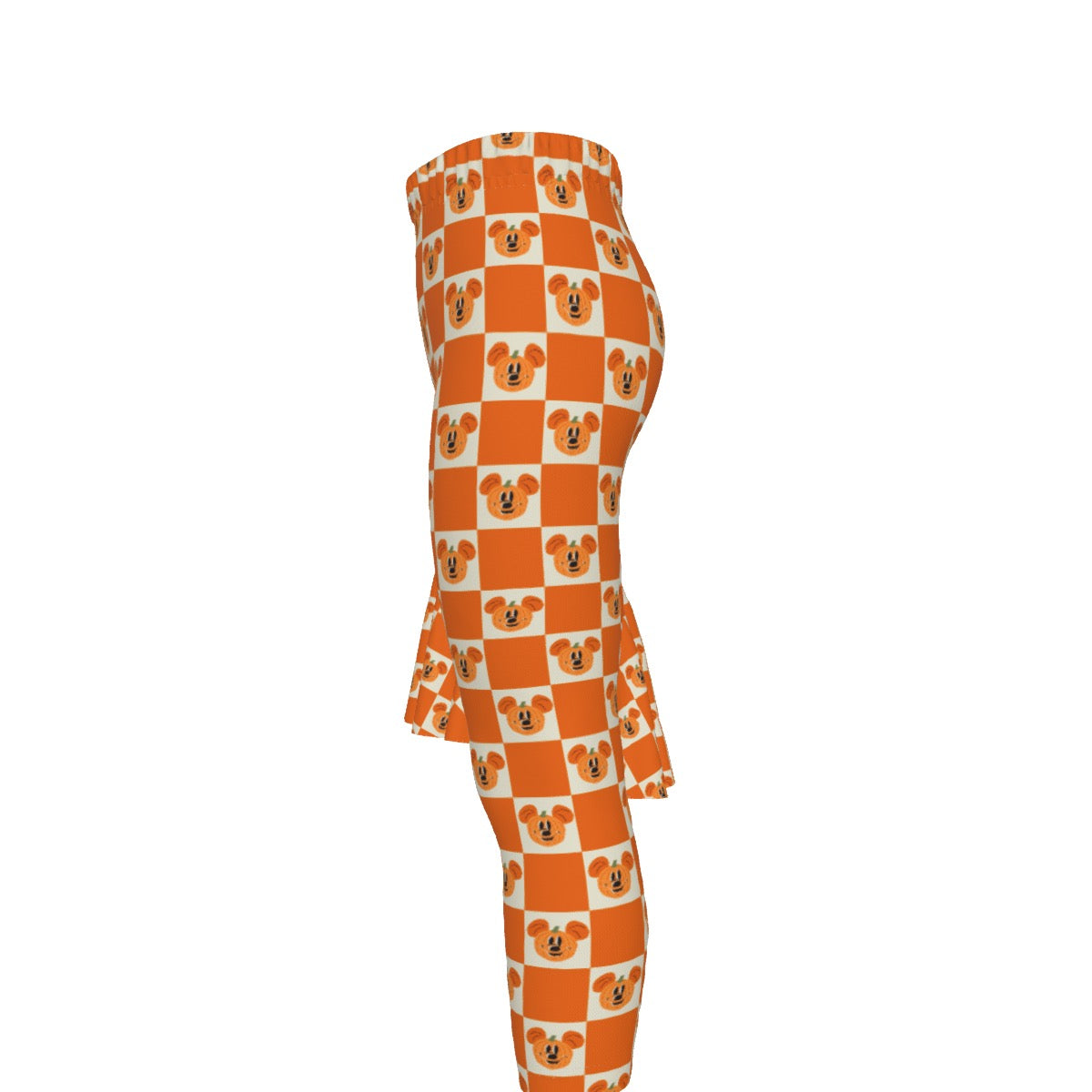 Preppy Pumpkin Print Kid's Casual Suit