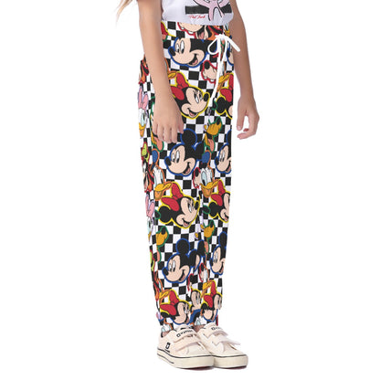 Checkered Friends Kid's Casual Pants