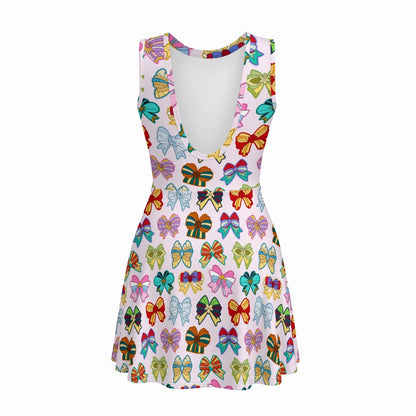 Princess Bows Girls Sports Romper