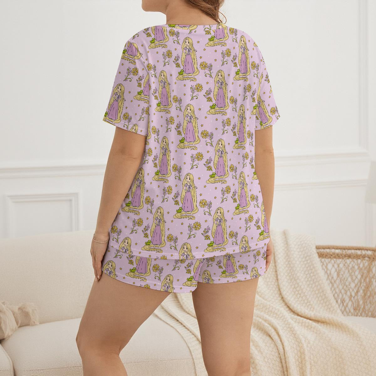 The Tower Princess Women's Soft-Touch Pajama Set With Shorts