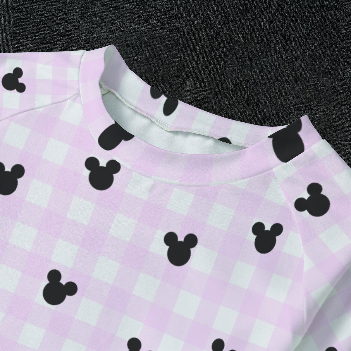 Bright Pink Gingham Kid's Sleep Pajamas