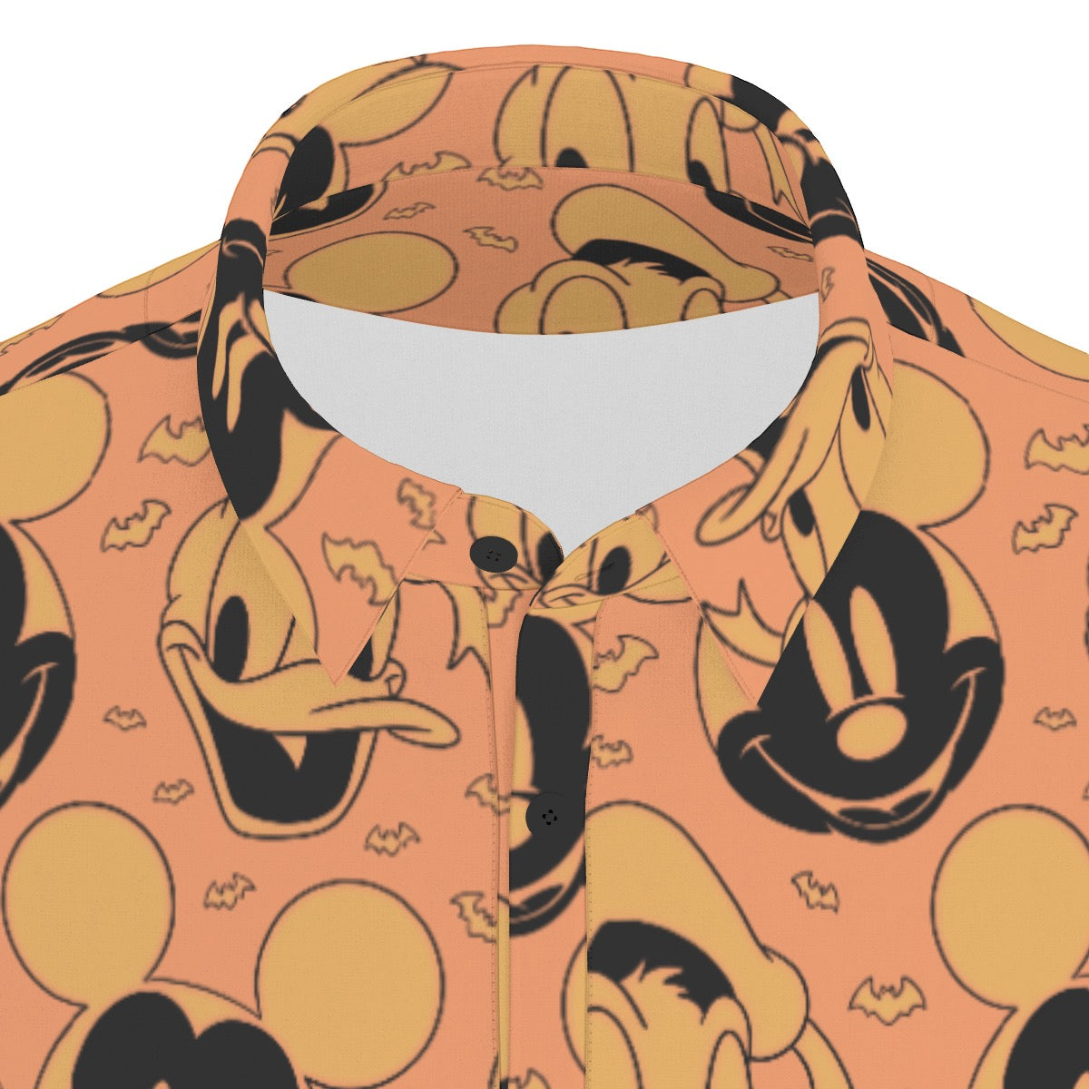Pumpkin Carving [orange] Men's Stretch Collar Polo Shirt