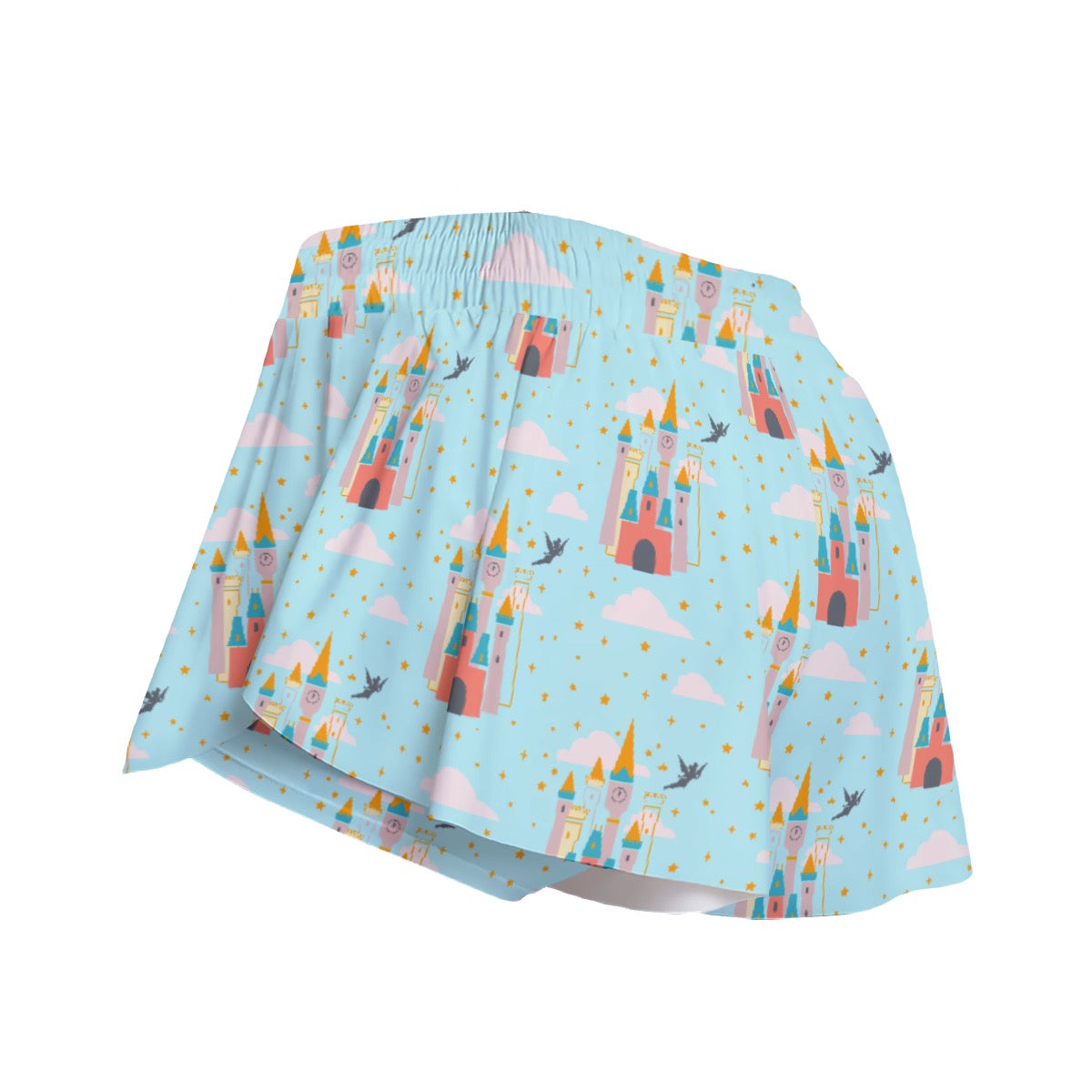 Tink Blue Women's Sport Skorts With Pocket