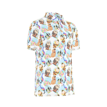 Up Men's Stretch Collar Polo Shirt