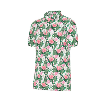 Masterful Men's Stretch Collar Polo Shirt