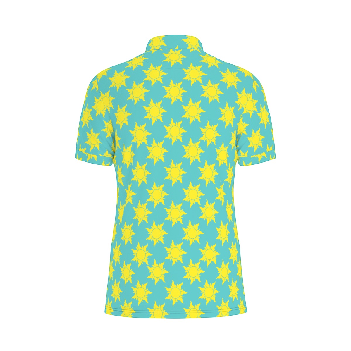 Teal Suns Men's Stretch Collar Polo Shirt