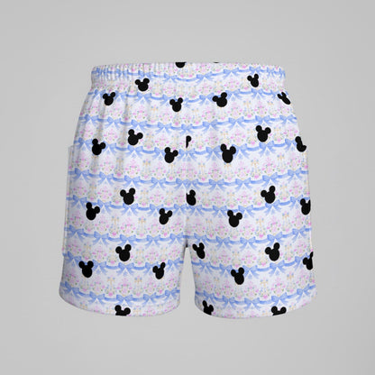 Blue Bow & Ribbon Women’s Sports Dress Set