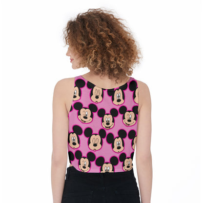 Pink MM Crop-Tank Top