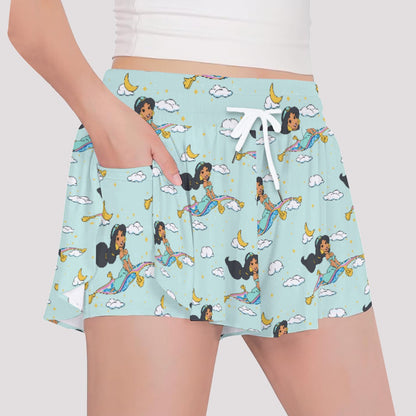 Arabian Nights [smaller print] Girls' Sports Culottes