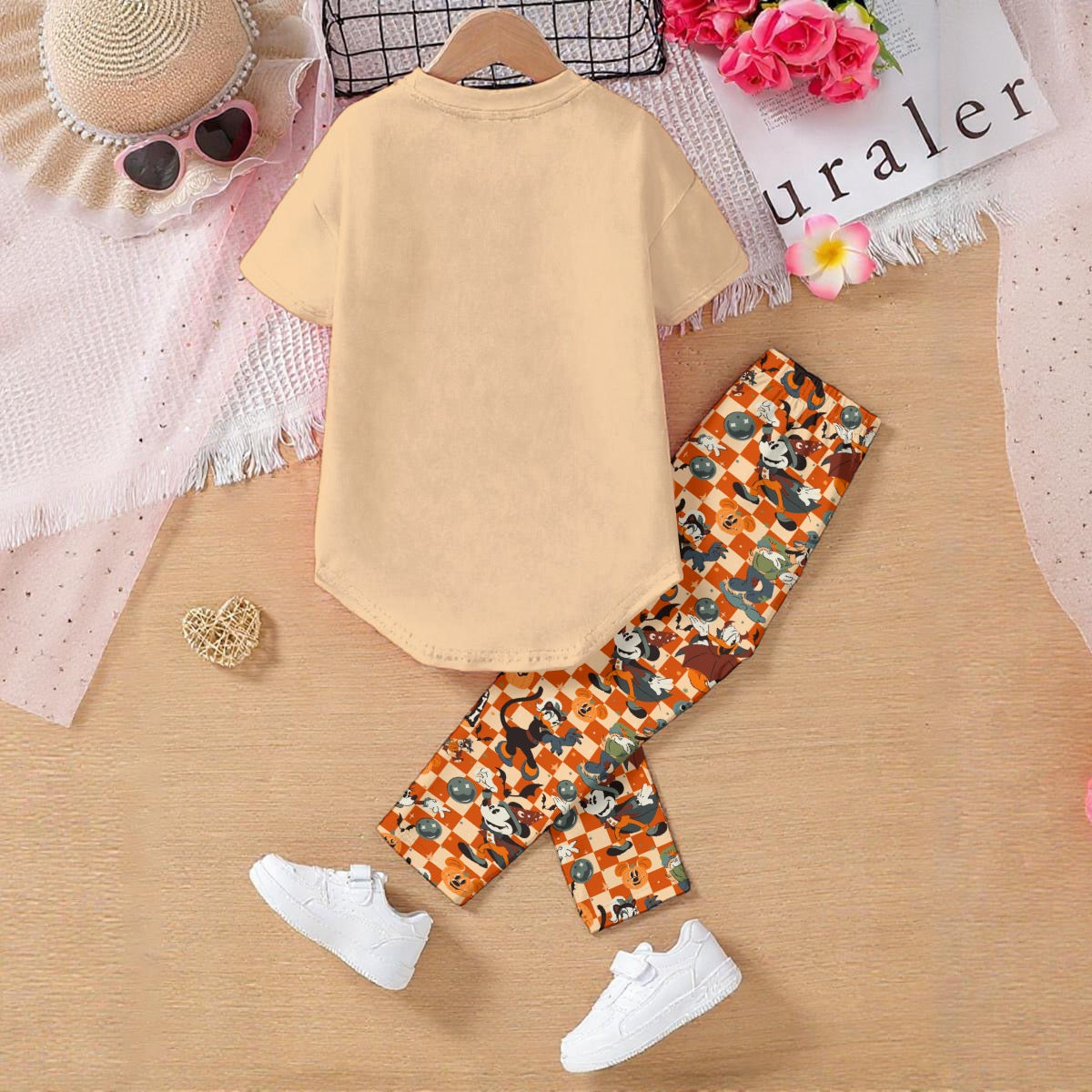 Happy Halloween Kids' Casual Top and Pants Set