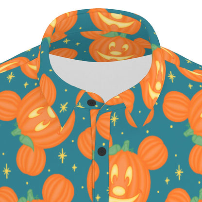 MM Jack O’Lantern Men's Stretch Collar Polo Shirt