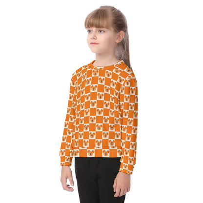 Preppy Pumpkin Kid's Sweater
