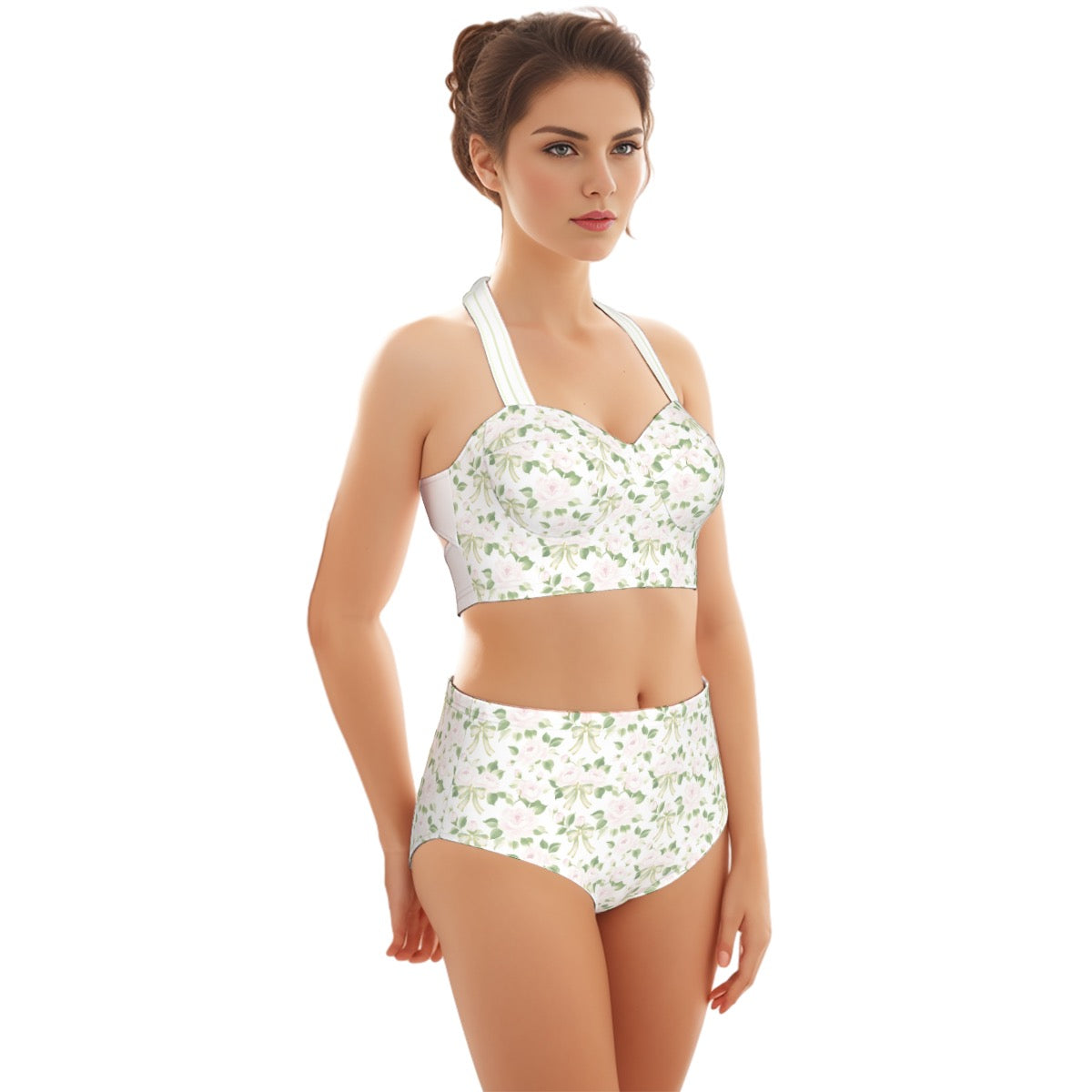 Camilla Women's Swimsuit Set With Halter