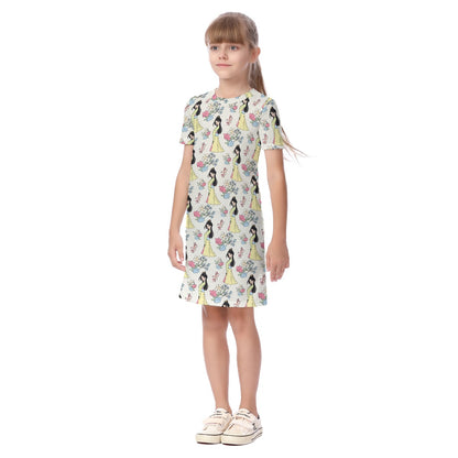 The Honorable Princess [smaller print] Kid's Short Sleeve Dress