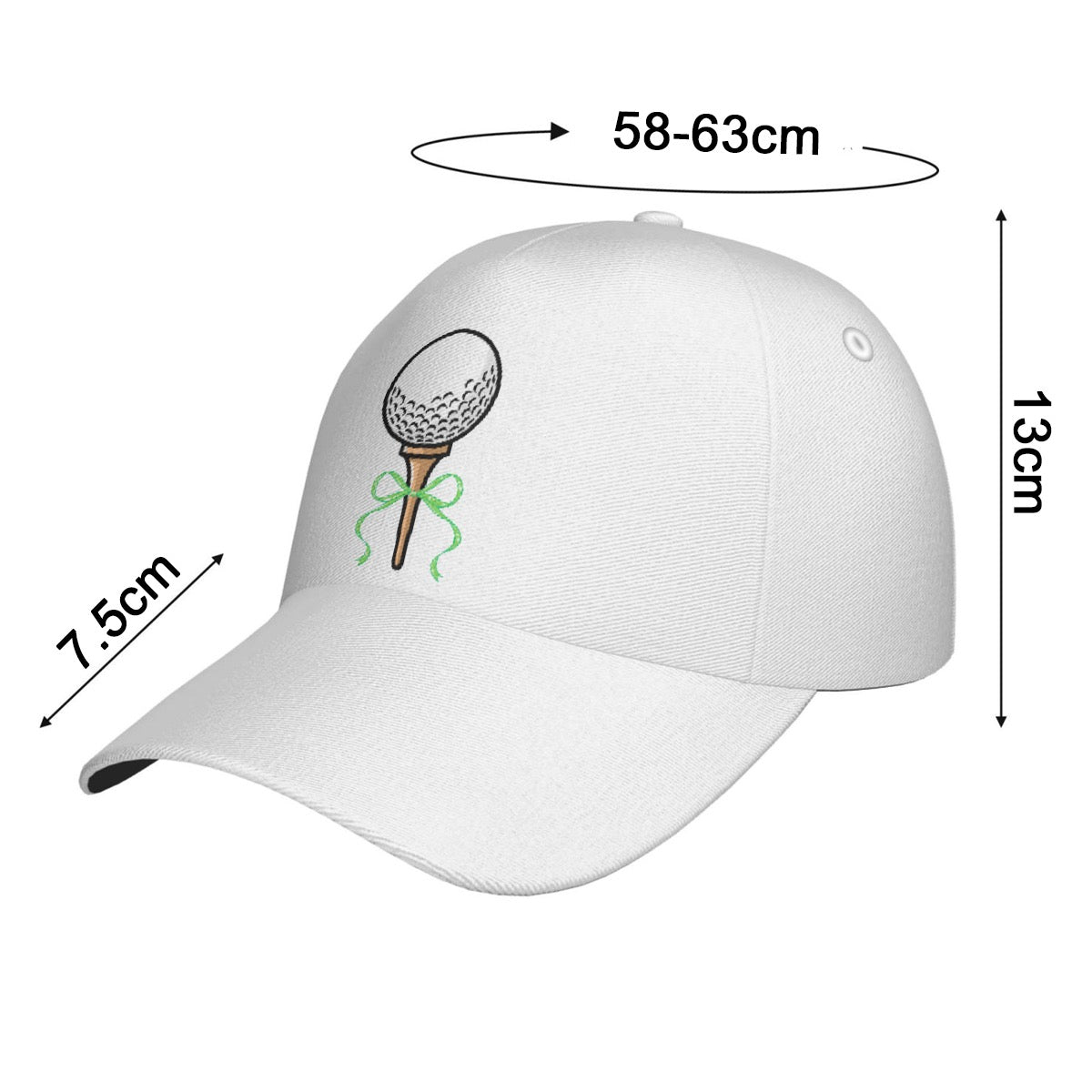Golf Tee Peaked Cap