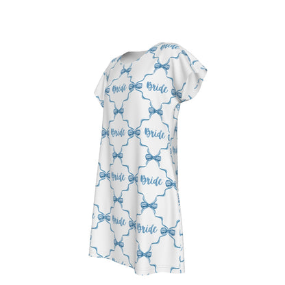 Bride [white] Women's Short Sleeve Dress
