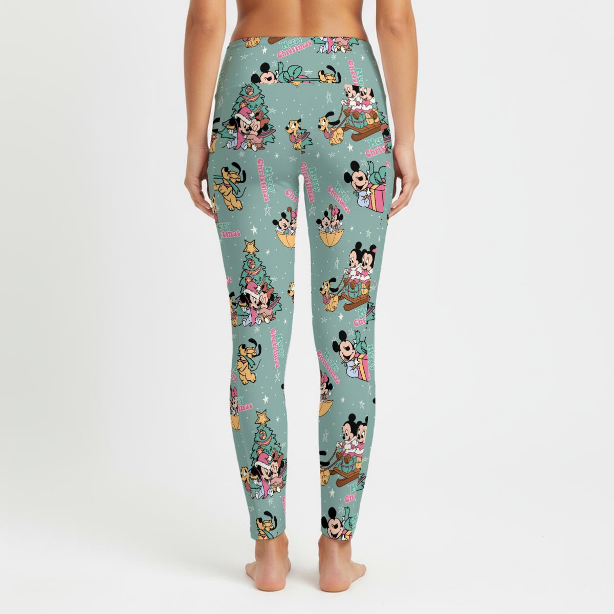 Baby MM & Friends Christmas Women's High Waist Leggings With Side Pocket