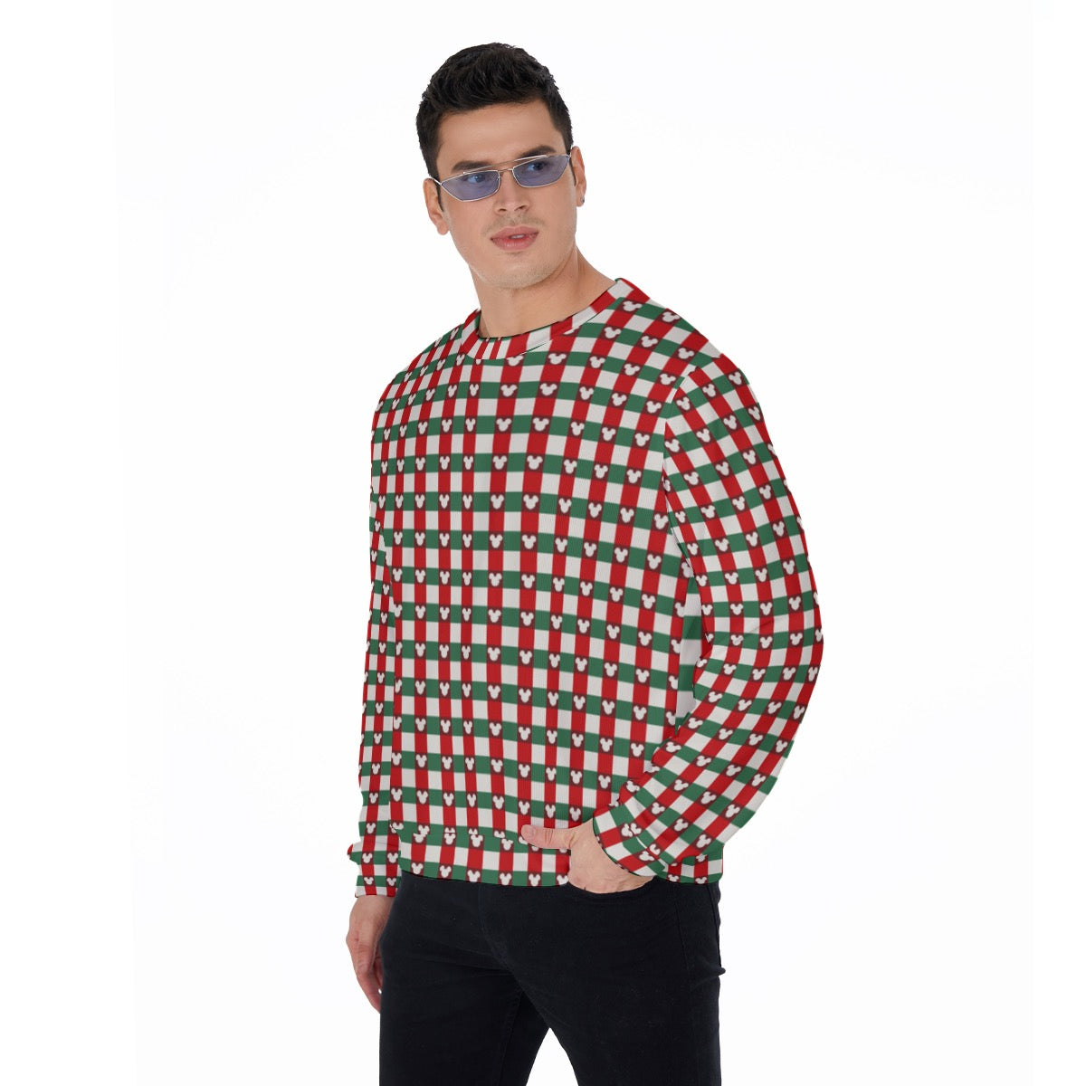MM Christmas Plaid Men's Sweater