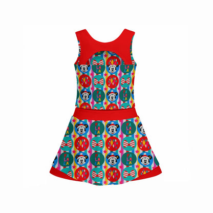 Christmas Icon Girl's Sports Tank & Skort Set