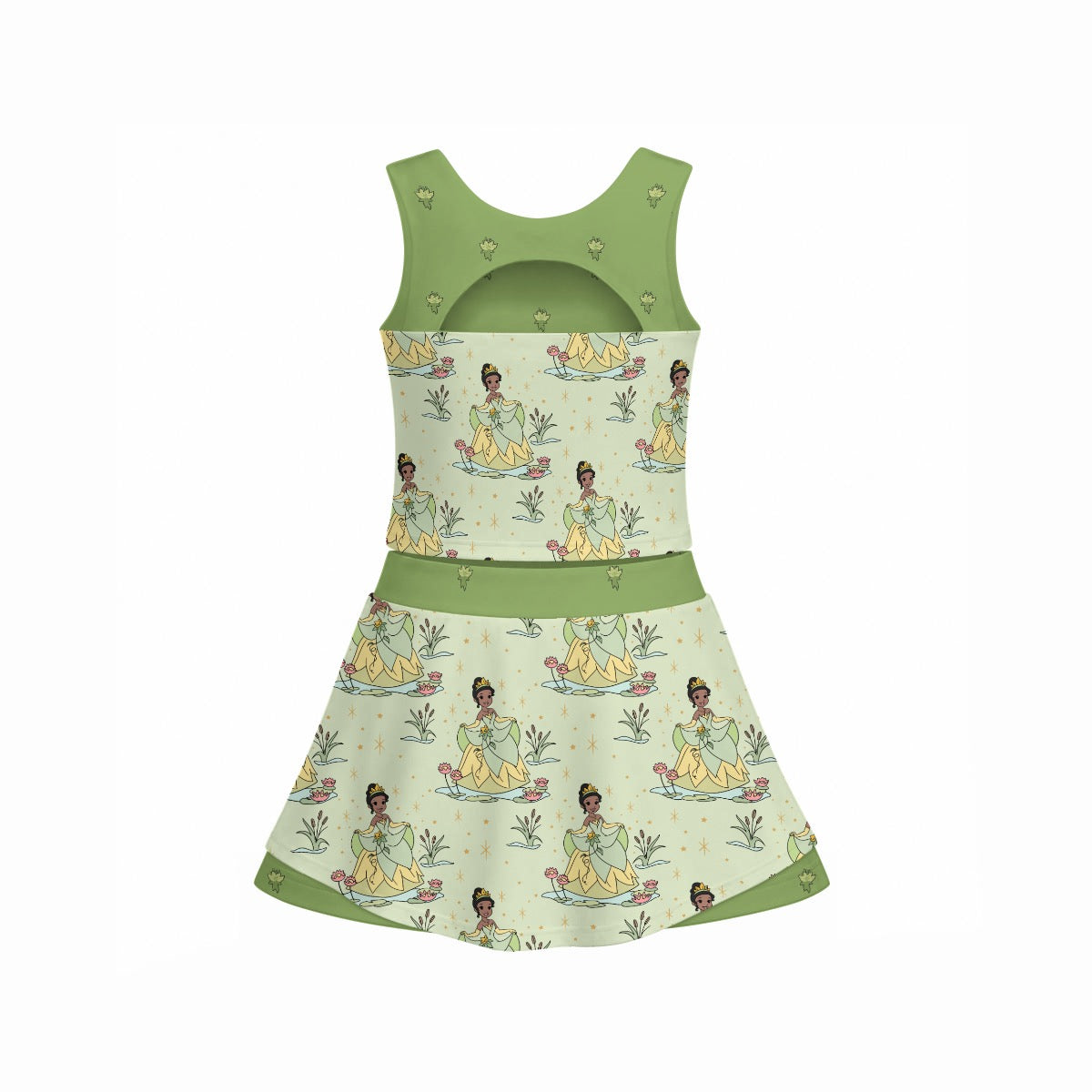 Tia Girl's Sports Tank & Skort Set