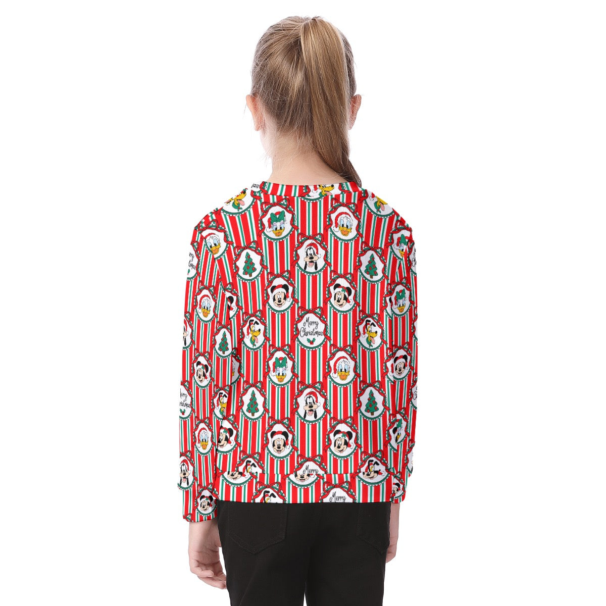 Classic Christmas Frames Kid's Sweater