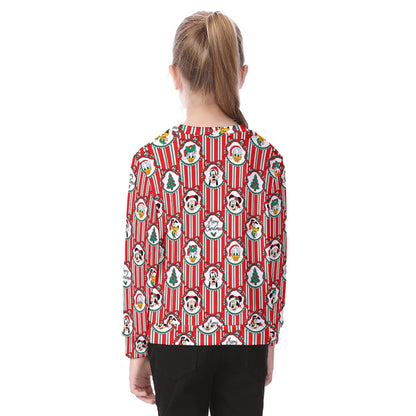 Classic Christmas Frames Kid's Sweater