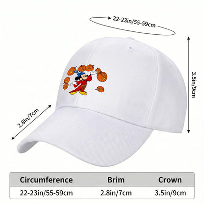 Pumpkin Sorcerer Curved Brim Baseball Cap