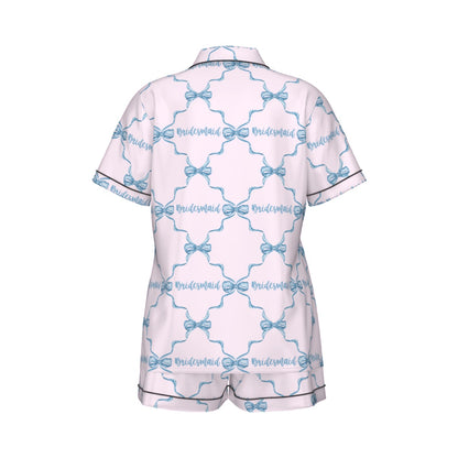 Bridesmaid Women's Pajama Set With Short Sleeve