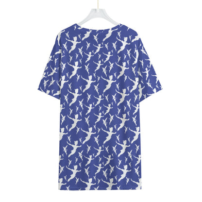 Blue Peter Silhouette Men's Crew Neck T-Shirt