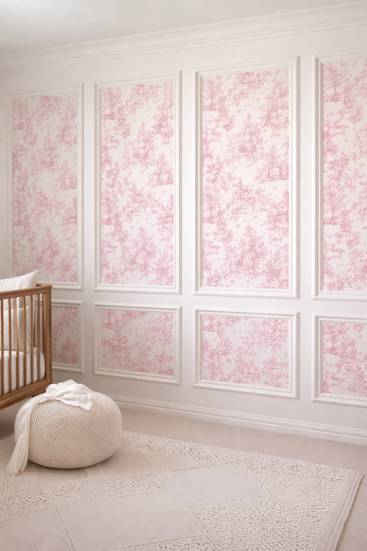 Castle Toile Wall Mural Panels