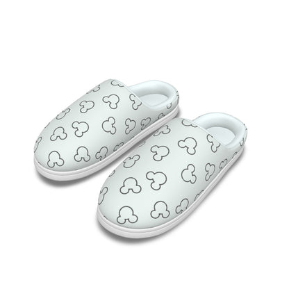 MM Outline Men's Plush Slippers