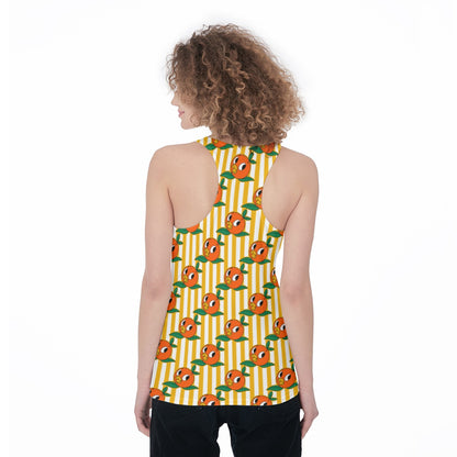 Striped Birdie Women's Racerback Tank Top