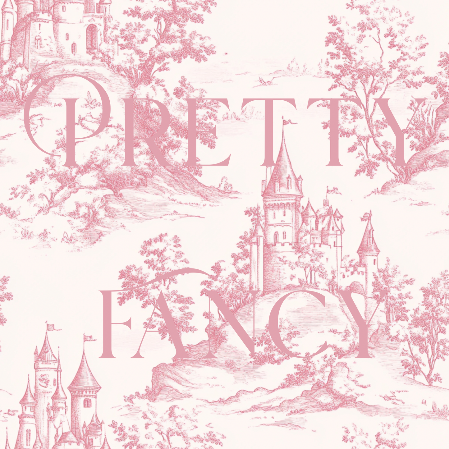 Castle Toile Wall Mural Panels