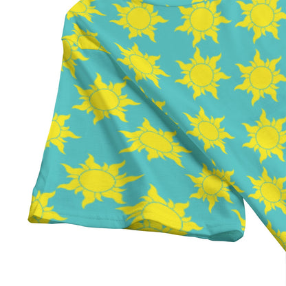 Teal Suns Men's Crew Neck T-Shirt