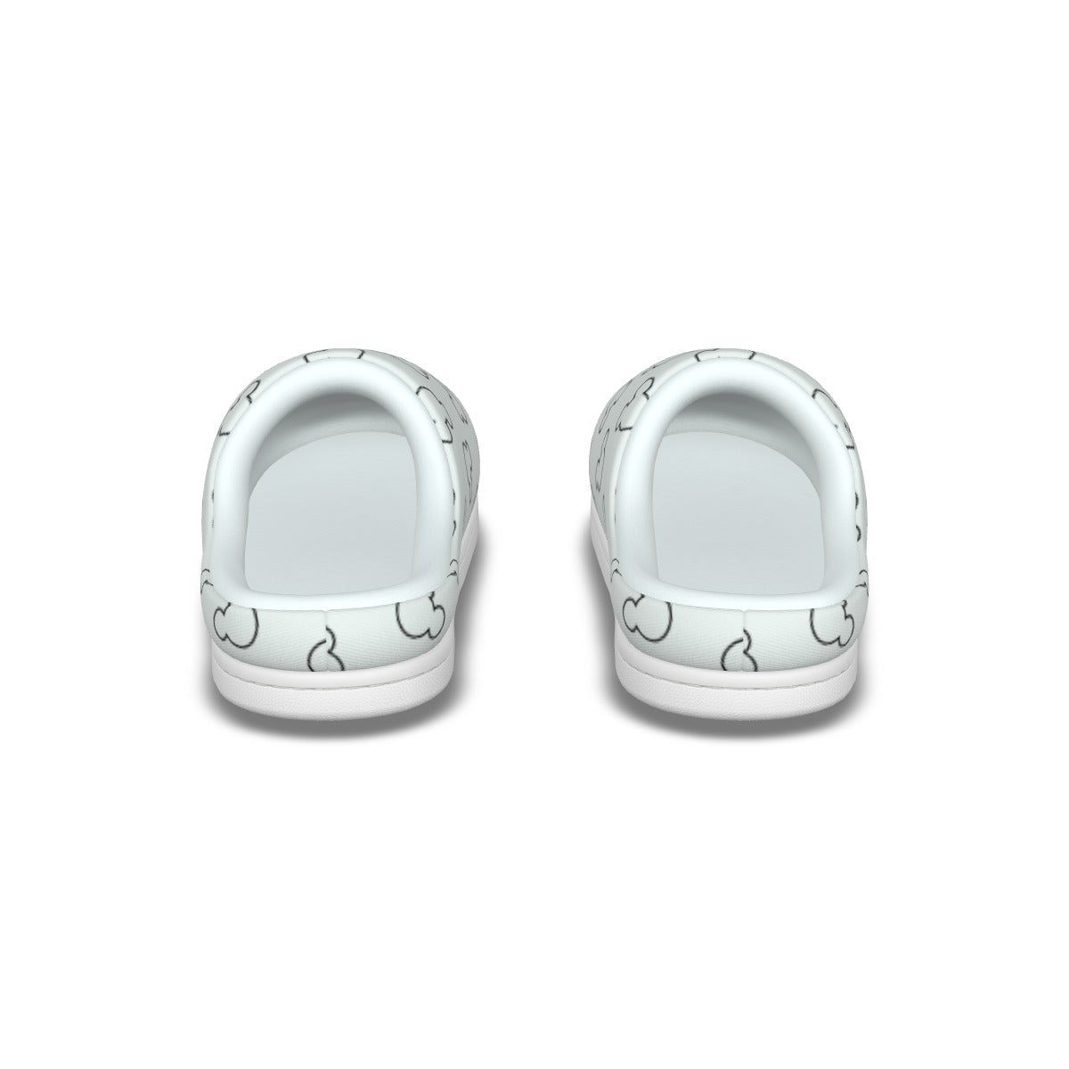 MM Outline Men's Plush Slippers