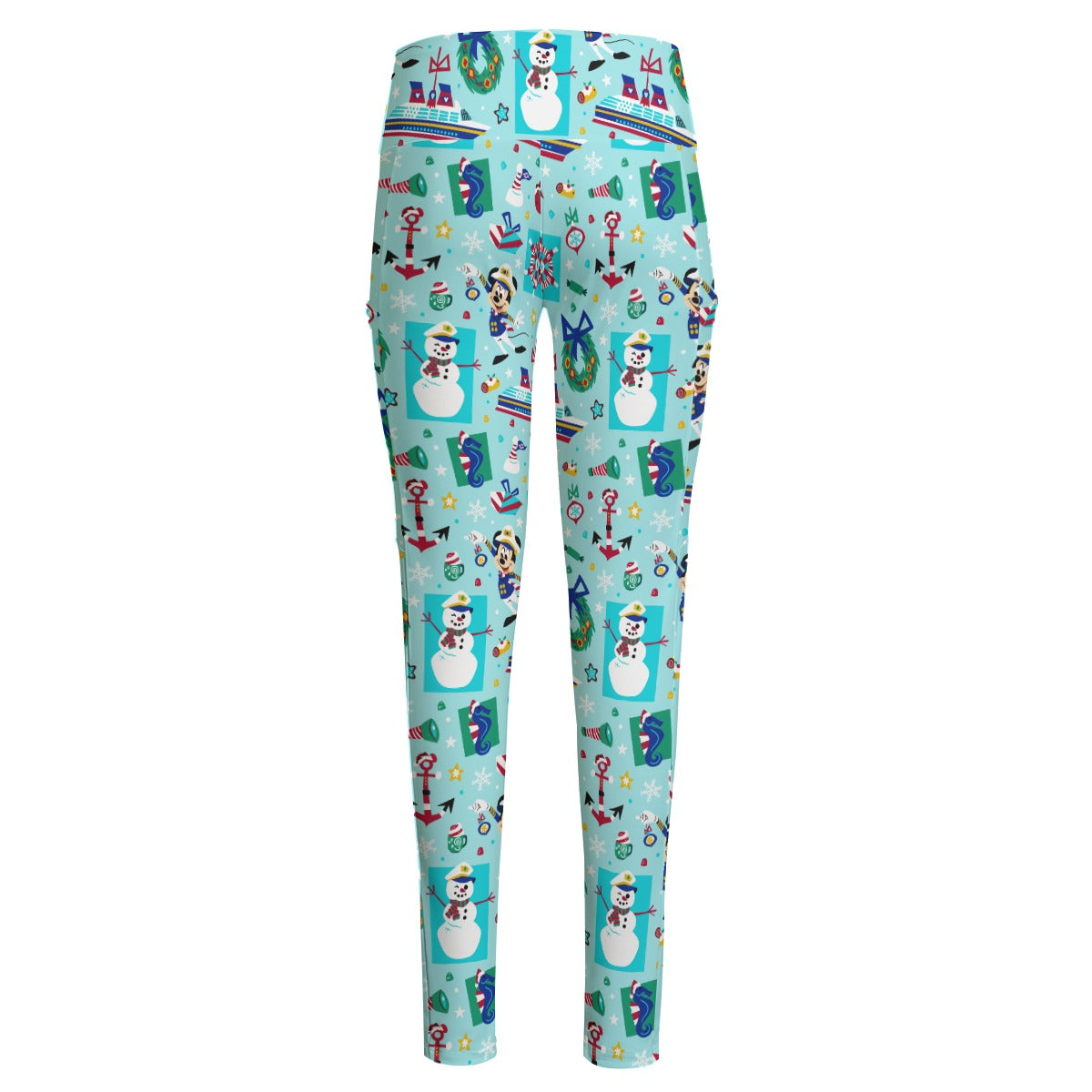 Holiday Cruise Women's High Waist Leggings With Side Pocket