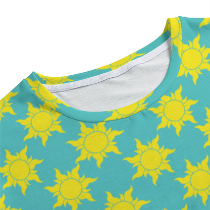 Teal Suns Men's Crew Neck T-Shirt